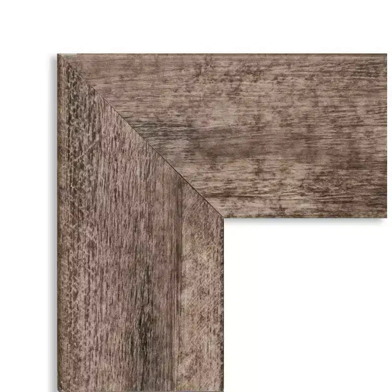 20"x54" Owl Brown Wood Full-Length Door Mirror