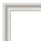 32"x32" Parlor weißer quadratischer Badezimmerspiegel – inklusive Montagematerial