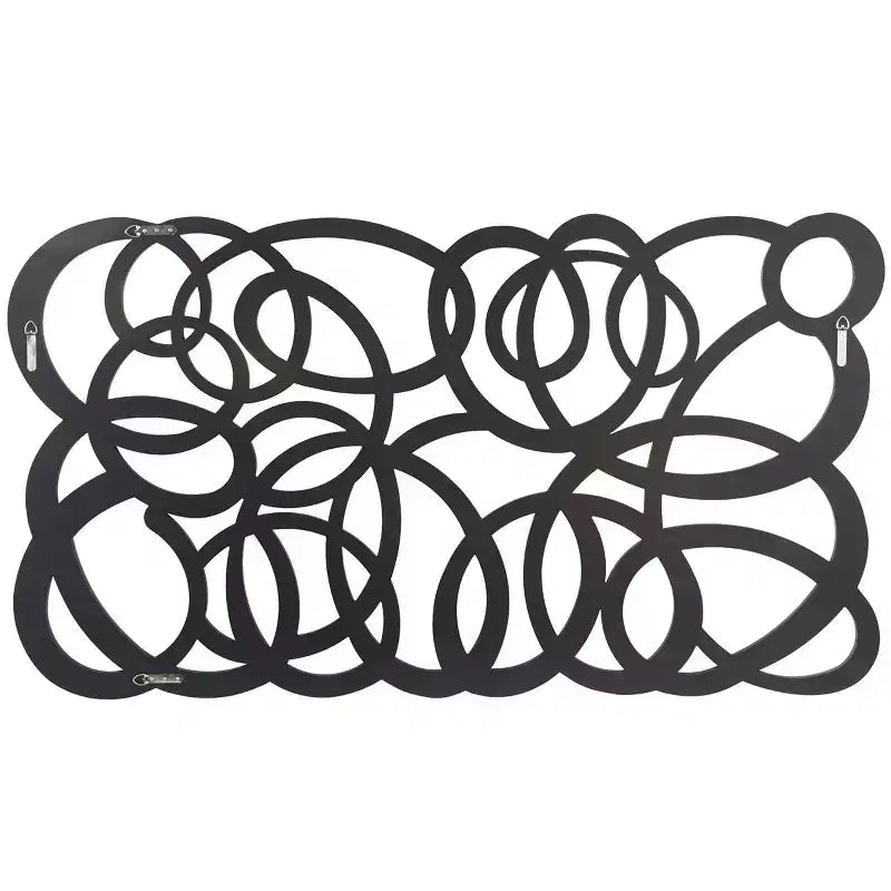 35"x64" Glas geometrischer Wandspiegel – silberner Rahmen, großer Raumakzent