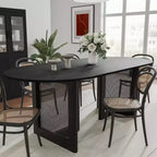 67" Moderner ovaler Bauernhaus-Esstisch – Für 6 Personen, Küche & Esszimmer