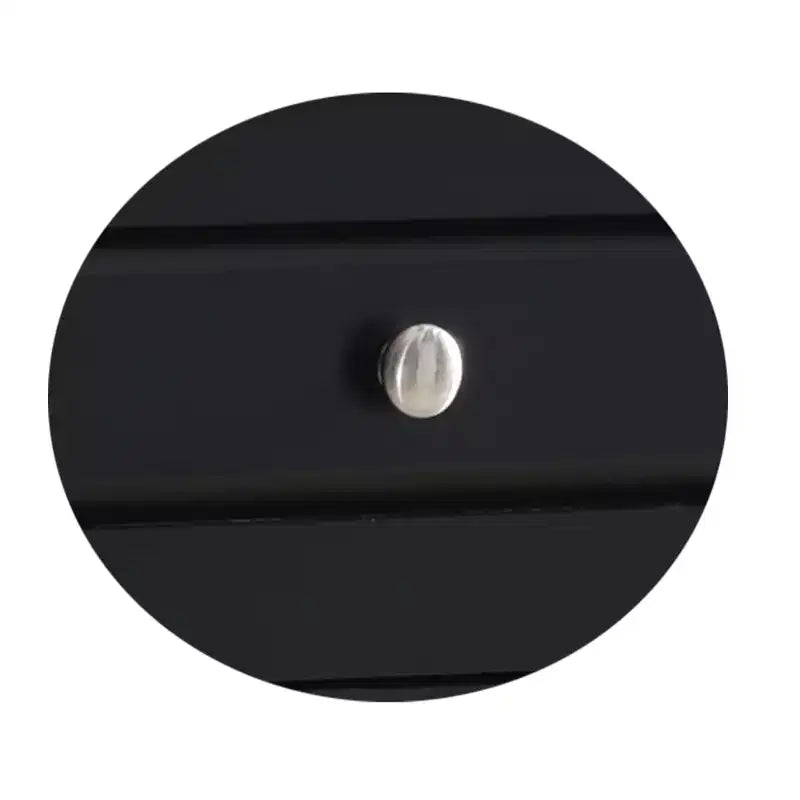 Weinregal Sideboard Buffet Konsolentisch – Aufbewahrungsschrank, Schwarz