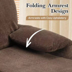 Samt U-förmiges Eck-Schlafsofa – Ecksofa mit Bettfunktion, gepolstert