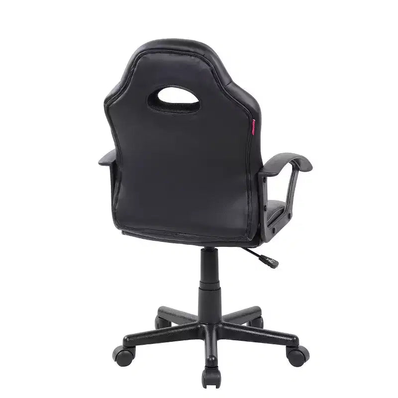 Kids' Ergonomic Gaming Chair – 360° Swivel, Wheels, Computer & Home Office, Black/Red