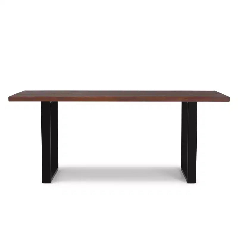 Tavolo da Pranzo Rettangolare 72"x36" Moderno Industriale – Struttura Robusta, Sala da Pranzo