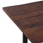 Tavolo da Pranzo Rettangolare 72"x36" Moderno Industriale – Struttura Robusta, Sala da Pranzo