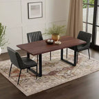 Tavolo da Pranzo Rettangolare 72"x36" Moderno Industriale – Struttura Robusta, Sala da Pranzo