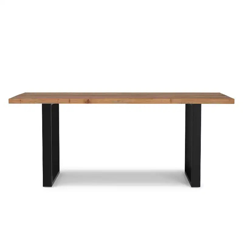 72"x36" Rectangle Modern Industrial Dining Table – Sturdy Build, Dining Room
