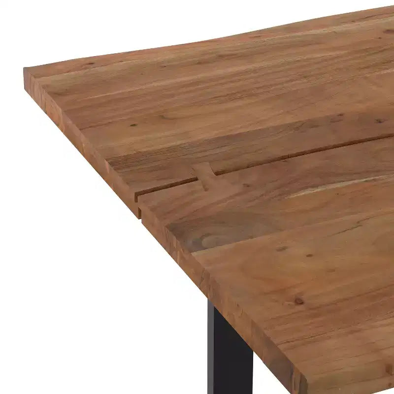 Tavolo da Pranzo Rettangolare 72"x36" Moderno Industriale – Struttura Robusta, Sala da Pranzo