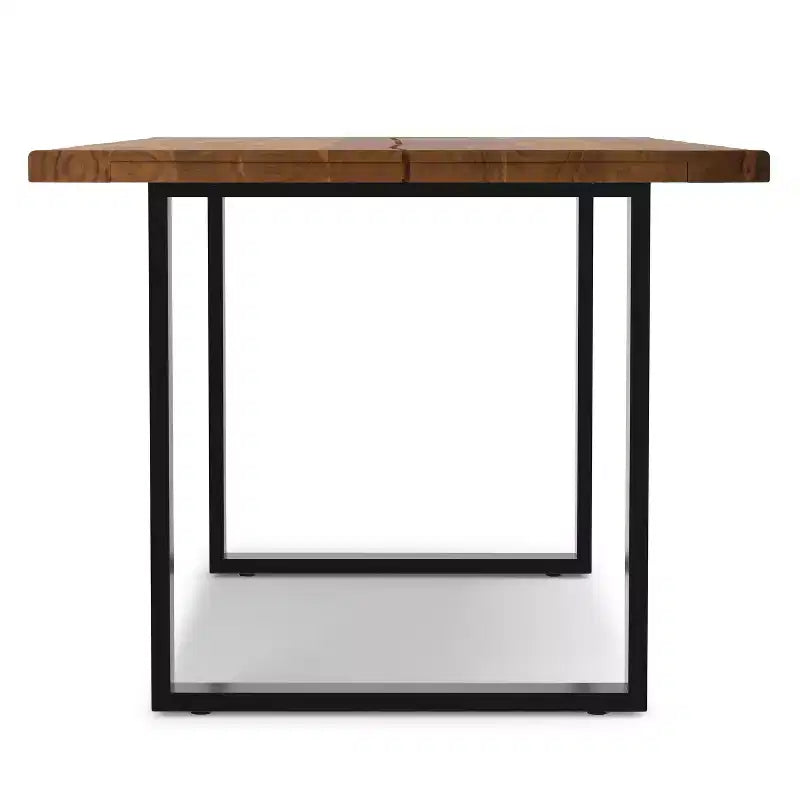 Tavolo da Pranzo Rettangolare 72"x36" Moderno Industriale – Struttura Robusta, Sala da Pranzo