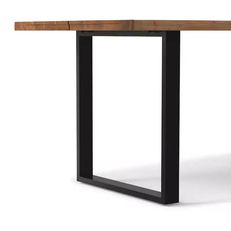 Tavolo da Pranzo Rettangolare 72"x36" Moderno Industriale – Struttura Robusta, Sala da Pranzo