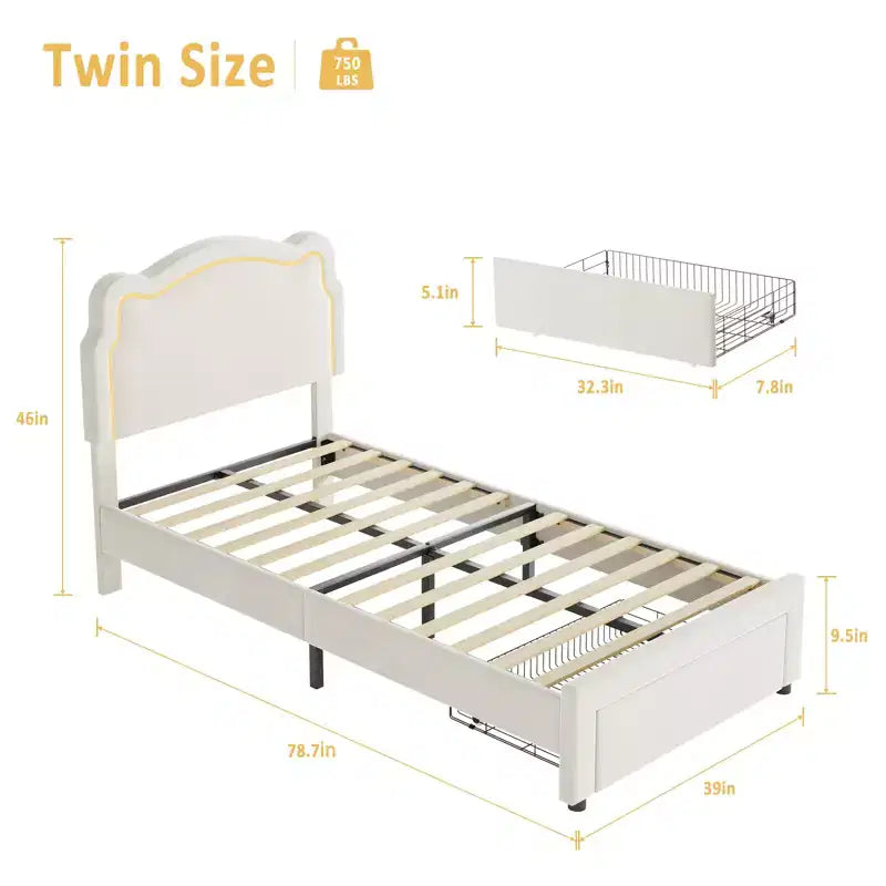 Luxuriöses Samt-Plattformbettgestell mit verstellbarem Bären-Kopfteil, geräuschfreies gepolstertes Bett, kein Boxspring erforderlich, modernes Schlafzimmer-Highlight  