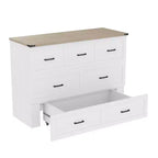 Queen-Size faltbares Plattformbett mit Schrank und Ladestation – Aufbewahrung, Gästezimmer, Weiß