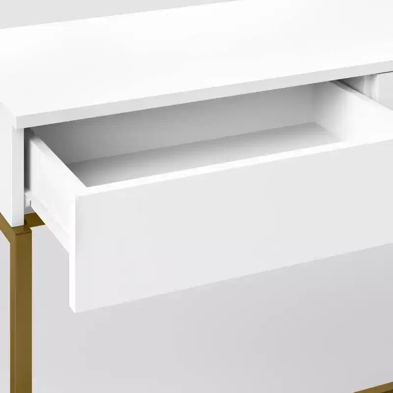 Tavolo consolle – tavolo da ingresso bianco per divano