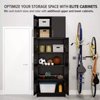 32" Elite stapelbare wandkast – ruimtebesparende opbergoplossing